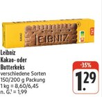 Aktuelles Kakao- oder Butterkeks Angebot bei EDEKA in Dresden ab 1,29 €