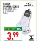 HERREN QUARTERSOCKEN Angebote von O'NEILL bei Marktkauf Dinslaken für 3,99 €