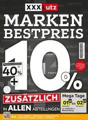 Aktueller XXXLutz Möbelhäuser Möbel & Einrichtung Prospekt in Lutherstadt Eisleben und Umgebung, "MARKENBESTPREIS" mit 32 Seiten, 28.10.2024 - 10.11.2024