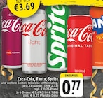 Coca-Cola, Fanta, Sprite bei EDEKA im Hünxe Prospekt für 0,77 €