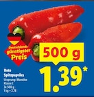 Aktuelle Paprika Angebote bei Lidl in Hildesheim Aktuelles Rote Spitzpaprika Angebot bei Lidl in Hildesheim ab 1,39 €