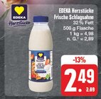 Herzstücke Frische Schlagsahne Angebote von EDEKA bei EDEKA Altenburg für 2,49 €