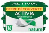 Yaourt nature aux probiotiques en offre découverte - ACTIVIA dans le catalogue Intermarché