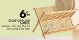 Égouttoir Pliant Bambou en promo chez La Foir’Fouille Le Mans à 6,99 €