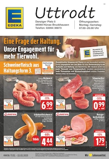 Aktueller EDEKA Prospekt für Hünxe mit  Seiten