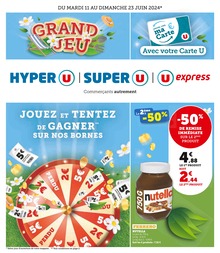 Prospectus Supermarchés de Super U à Blies-Ébersing: "Super U", 24 pages, 11/06/2024 - 23/06/2024