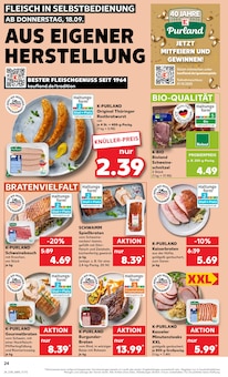 Hackfleisch im Kaufland Prospekt "Aktuelle Angebote" mit 54 Seiten (Saarbrücken)