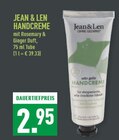 HANDCREME Angebote von Jean & Len bei Marktkauf Detmold für 2,95 €