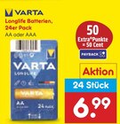Netto Marken-Discount Swisttal - Longlife Batterien Angebot im Prospekt Longlife Batterien bei Netto Marken-Discount im Swisttal Prospekt für 6,99 €