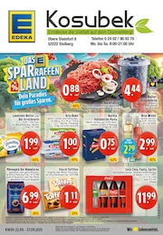EDEKA Prospekt für Stolberg mit 24 Seiten EDEKA Prospekt für Stolberg: "Aktuelle Angebote", 24 Seiten, 22.09.2025 - 27.09.2025