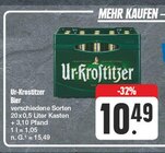 Bier bei EDEKA im Bad Kissingen Prospekt für 10,49 €