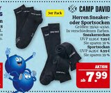 Herren Sneaker- oder Sportsocken Angebote von CAMP DAVID bei Marktkauf Bautzen für 7,99 €