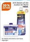 Spülmittel im Müller Prospekt 20 % Rabatt von Finish im aktuellen Müller Prospekt