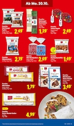 Lidl Stollen im Prospekt 