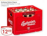 Original Angebote von Budweiser Budvar bei GLOBUS Braunschweig für 12,49 €