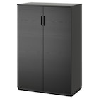Schrank mit Türen schwarz gebeiztes Eschenfurnier Angebote von GALANT bei IKEA Lüdenscheid für 349,00 €