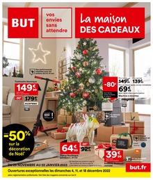Catalogue But à Saint-Priest, avec 36 pages Prospectus But à Saint-Priest, "La maison des cadeaux", 36 pages, 29/11/2022 - 02/01/2023