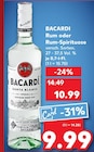 Rum oder Rum-Spirituose Angebote von BACARDI bei Kaufland Schweinfurt für 9,99 €