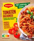 Fix Tomaten Bolognese im Angebot bei EDEKA in Buchholz Fix Tomaten Bolognese Angebote von Maggi bei EDEKA Buchholz für 0,39 €