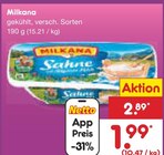 Sahne Angebote von Milkana bei Netto Marken-Discount Lahr für 1,99 €