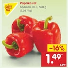 Paprika rot im Angebot bei Netto Marken-Discount in Göppingen Paprika rot Angebote von MARKT TAG bei Netto Marken-Discount Göppingen für 1,49 €