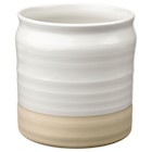 Vase hell graubraun/weiß 21 cm Angebote von FALLENHET bei IKEA Plauen für 6,99 €