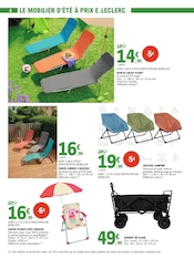 Promos Fauteuil dans le catalogue "Cap sur l'été à prix E.Leclerc" de E.Leclerc Fauteuil en promo dans le catalogue E.Leclerc à la page 4
