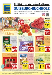 EDEKA Prospekt "Aktuelle Angebote" für Duisburg, 28 Seiten, 30.03.2026 - 04.04.2026