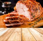 E center - Schinken-Krustenbraten Angebot im Prospekt Schinken-Krustenbraten bei E center im Prospekt "" für 5,99 €