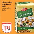 Unser Bestes Mehl im Angebot bei GLOBUS in Gera Unser Bestes Mehl Angebote von Küchenmeister bei GLOBUS Gera für 1,39 €