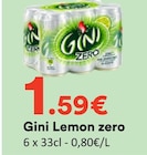 Lemon zero - GINI à 1,59 € dans le catalogue Hmarket
