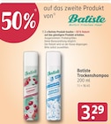 Batiste Trockenshampoo von Batiste für 3,29 € bei Rossmann im Angebot Batiste Trockenshampoo von Batiste im aktuellen Rossmann Prospekt