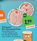 Bio-Wurstaufschnitt Angebote von Wiltmann bei tegut Nürnberg für 1,99 €