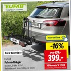 Fahrradträger Angebote von EUFAB bei Lidl Oberursel für 399,00 €