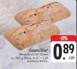 Aktuelle Oliven Angebote bei E center in Dresden Aktuelles Ciabatta Olive Angebot bei E center in Dresden ab 0,89 €