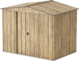 Abri métal WOODGRAIN 8 x 6 m - DURAMAX en promo chez Carrefour Saint-Denis à 550,00 €