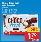 Choco fresh von Kinder für 1,79 € bei Netto Marken-Discount im Angebot Choco fresh von Kinder im aktuellen Netto Marken-Discount Prospekt