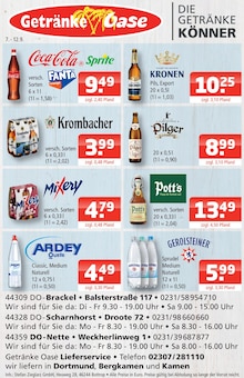 Sprite im Getränke Oase Prospekt "Aktuelle Angebote" mit 1 Seiten (Dortmund)