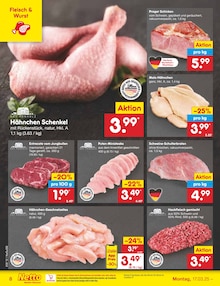 Fleisch im Netto Marken-Discount Prospekt "Aktuelle Angebote" mit 62 Seiten (Trier)