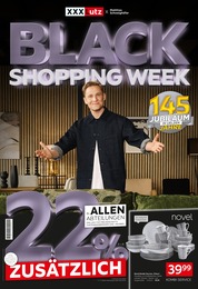 XXXLutz Möbelhäuser Prospekt für Bardowick mit 18 Seiten XXXLutz Möbelhäuser Prospekt für Bardowick: "BLACK SHOPPING WEEK", 18 Seiten, 20.11.2023 - 03.12.2023