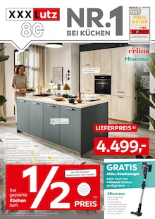 Kuchen im XXXLutz Möbelhäuser Prospekt "NR.1 BEI KÜCHEN" mit 16 Seiten (Augsburg)