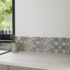 Crédence réversible carreau de ciment gris/gris - C&L dans le catalogue Brico Dépôt