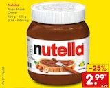 Aktuelle Nutella Angebote bei Netto Marken-Discount in Mannheim Aktuelles Nuss-Nugat-Creme Angebot bei Netto Marken-Discount in Mannheim ab 2,99 €