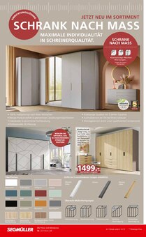 Kleiderschrank im Segmüller Prospekt "100 Jahre Segmüller - Highlight Angebote" mit 30 Seiten (Nürnberg)