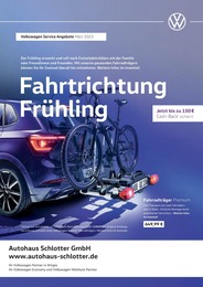 Volkswagen Prospekt für Wirges mit 1 Seite Volkswagen Prospekt für Wirges: Fahrtrichtung Frühling, 1 Seite, 01.03.2023 - 31.05.2023