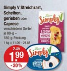 Streichzart von Simply V im aktuellen V-Markt Prospekt für 1,99 €