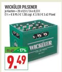 Marktkauf Gütersloh - Pilsener Angebot im Prospekt Pilsener bei Marktkauf im Gütersloh Prospekt für 9,49 €