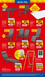 Gartentisch im Lidl Prospekt in Pirna Aktueller Lidl Prospekt mit Gartentisch, "LIDL LOHNT SICH", Seite 41