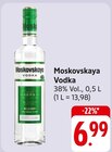 Vodka Angebote von Moskovskaya bei EDEKA Villingen-Schwenningen für 6,99 €