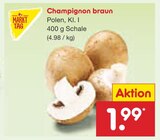 Champignon braun im Angebot bei Netto Marken-Discount in Jena Champignon braun Angebote von Markttag bei Netto Marken-Discount Jena für 1,99 €